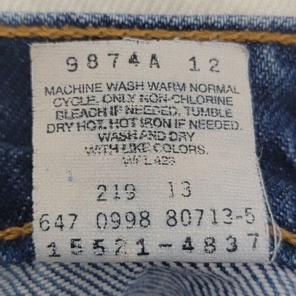 𝅺LEVIS 512 Slim Fit Straight Leg Size 8 Regular - Picture 16 of 16